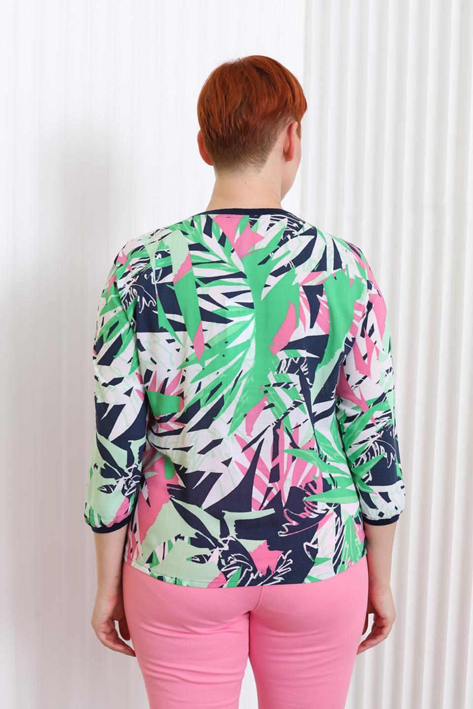 Блуза Thomas Rabe с тропическим принтом