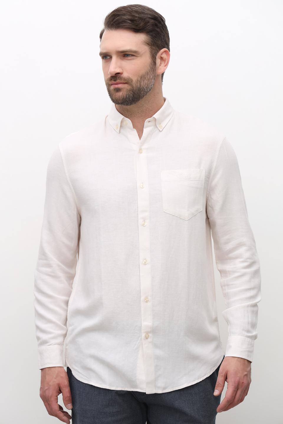 Рубашка Guess муж. бежевая