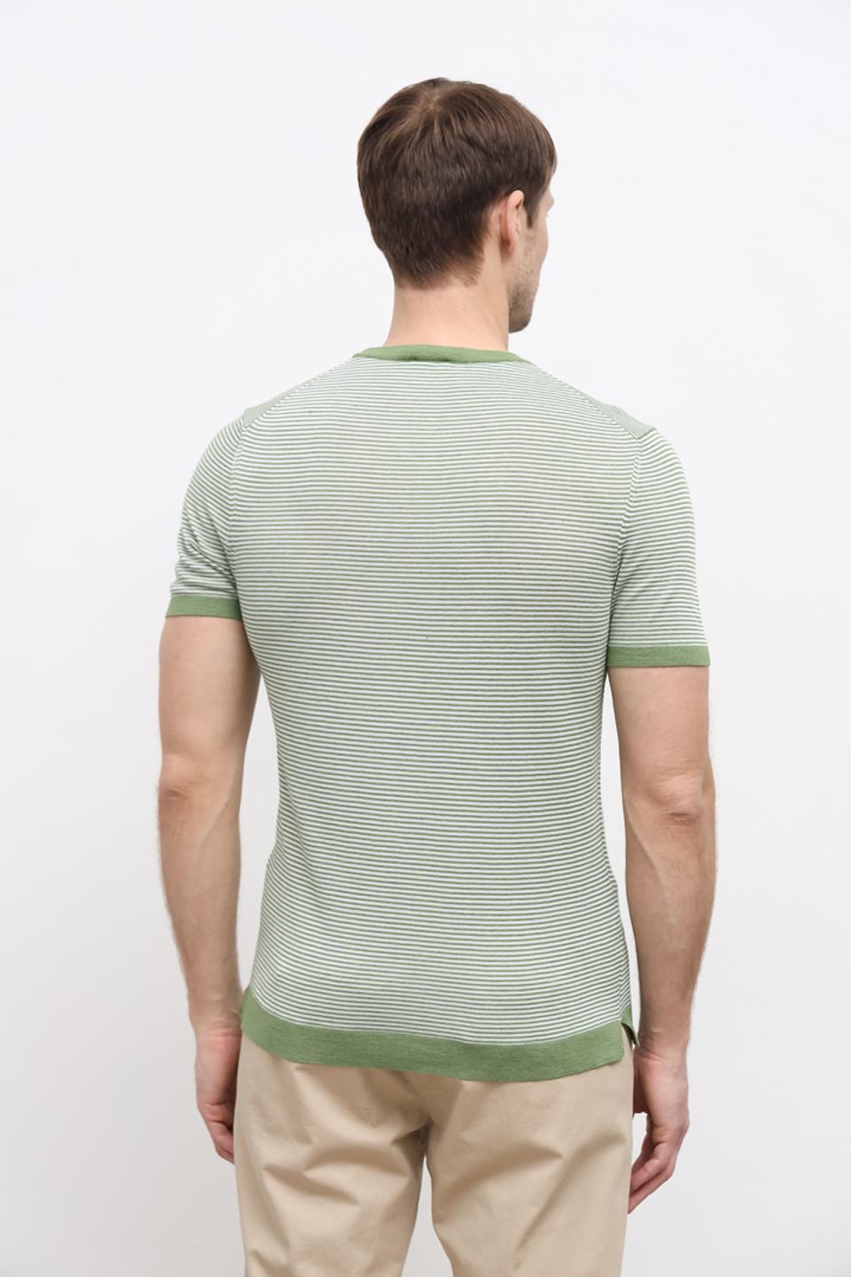 Футболка Joop! в полоску зелёная