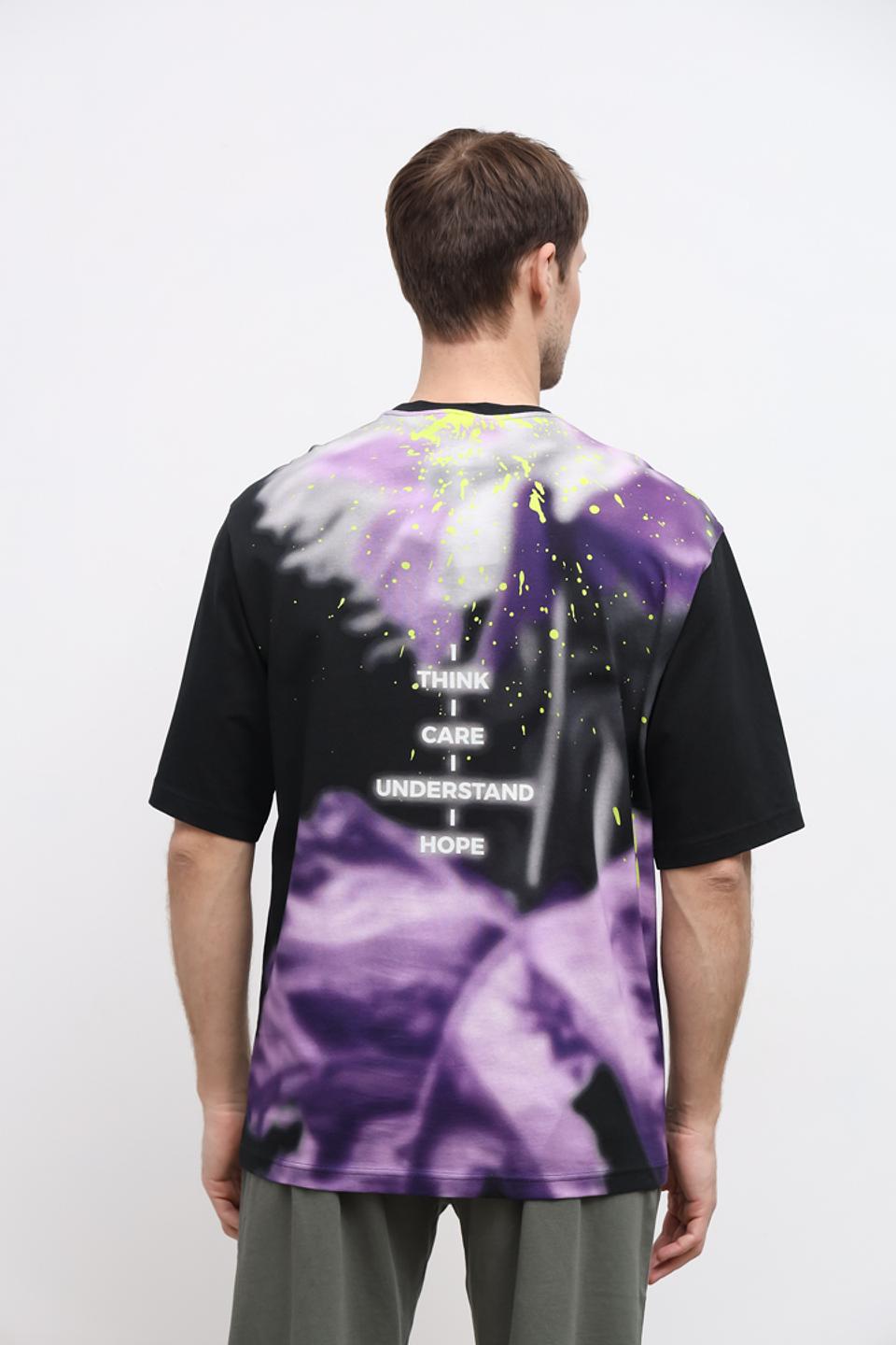 Футболка Boss Green с принтом чёрная