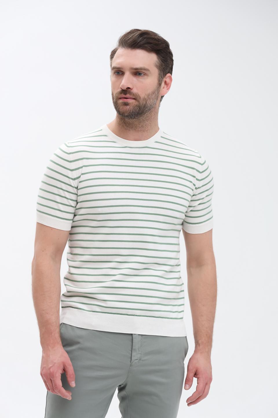 Футболка Radi Perugia в полоску белая