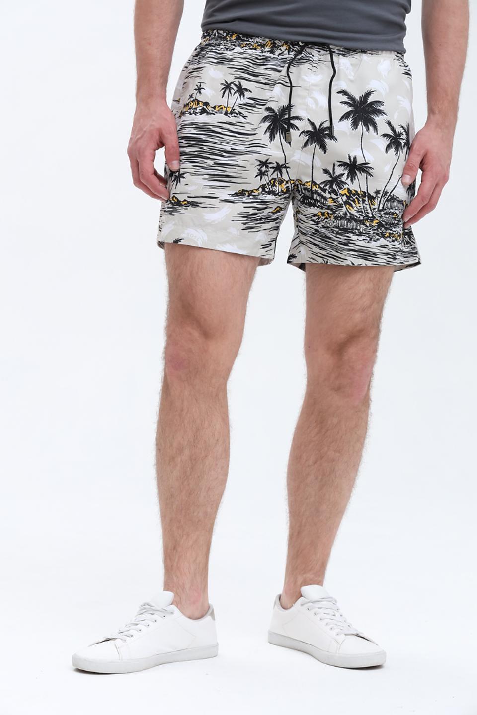 Плавки Boss Black с тропическим принтом