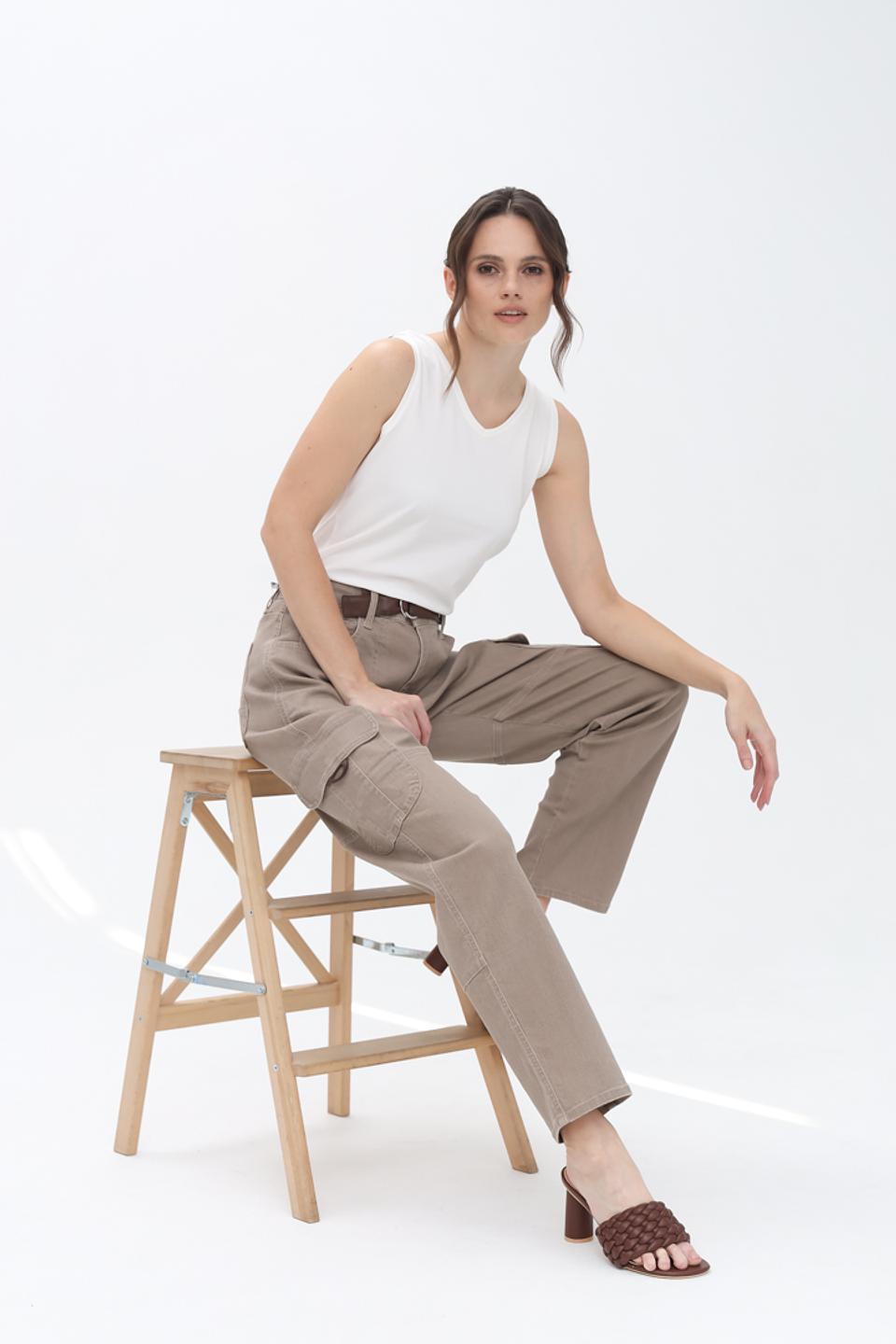 Джинсы карго Emporio Armani хаки