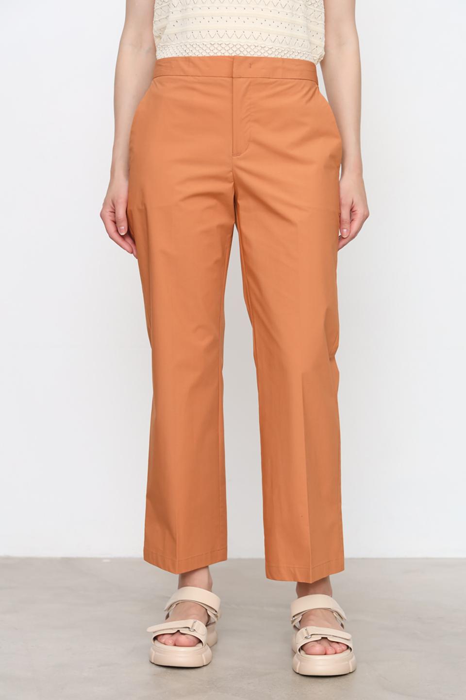 Брюки Twin Set терракотовые