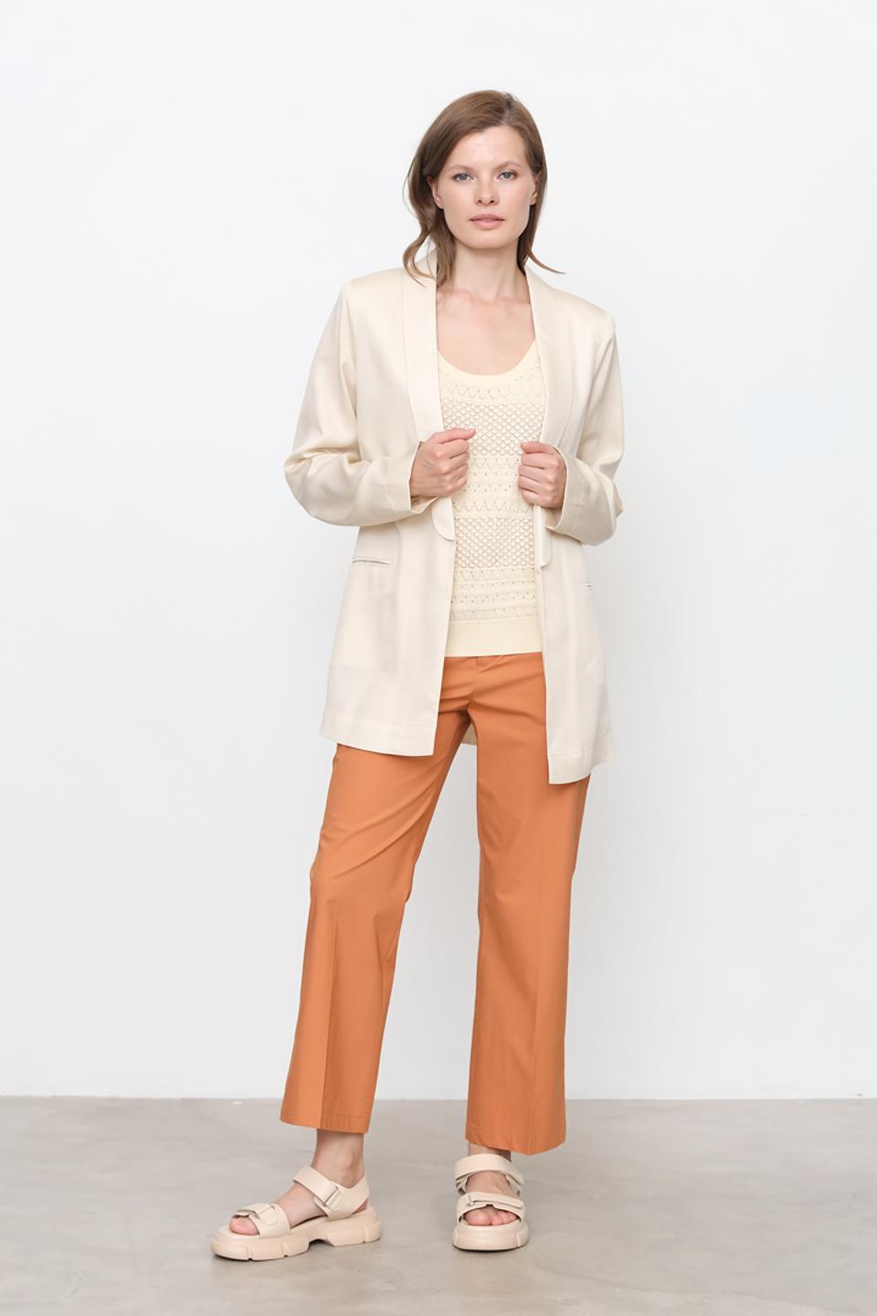 Брюки Twin Set терракотовые