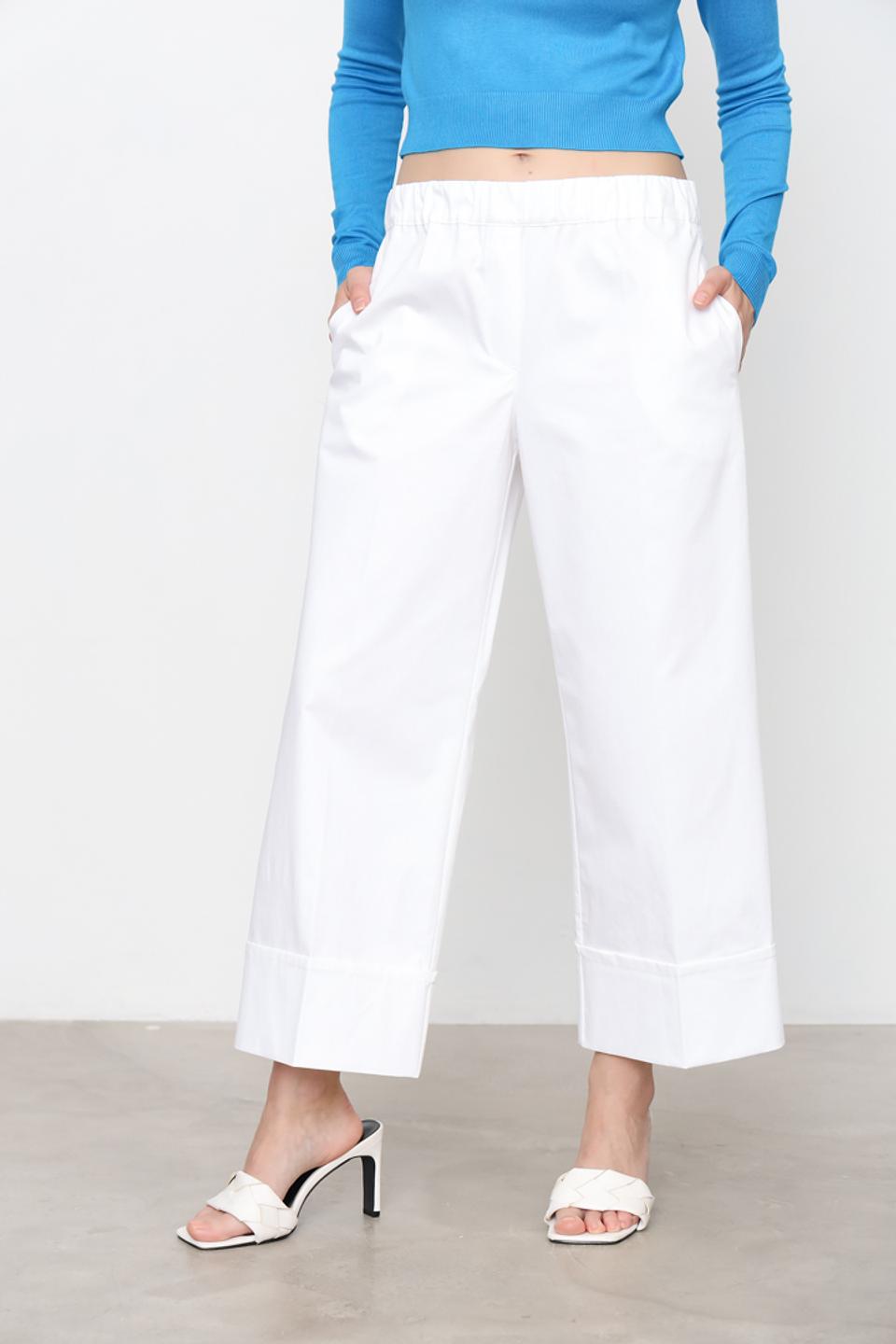 Брюки D. Exterior палаццо белые