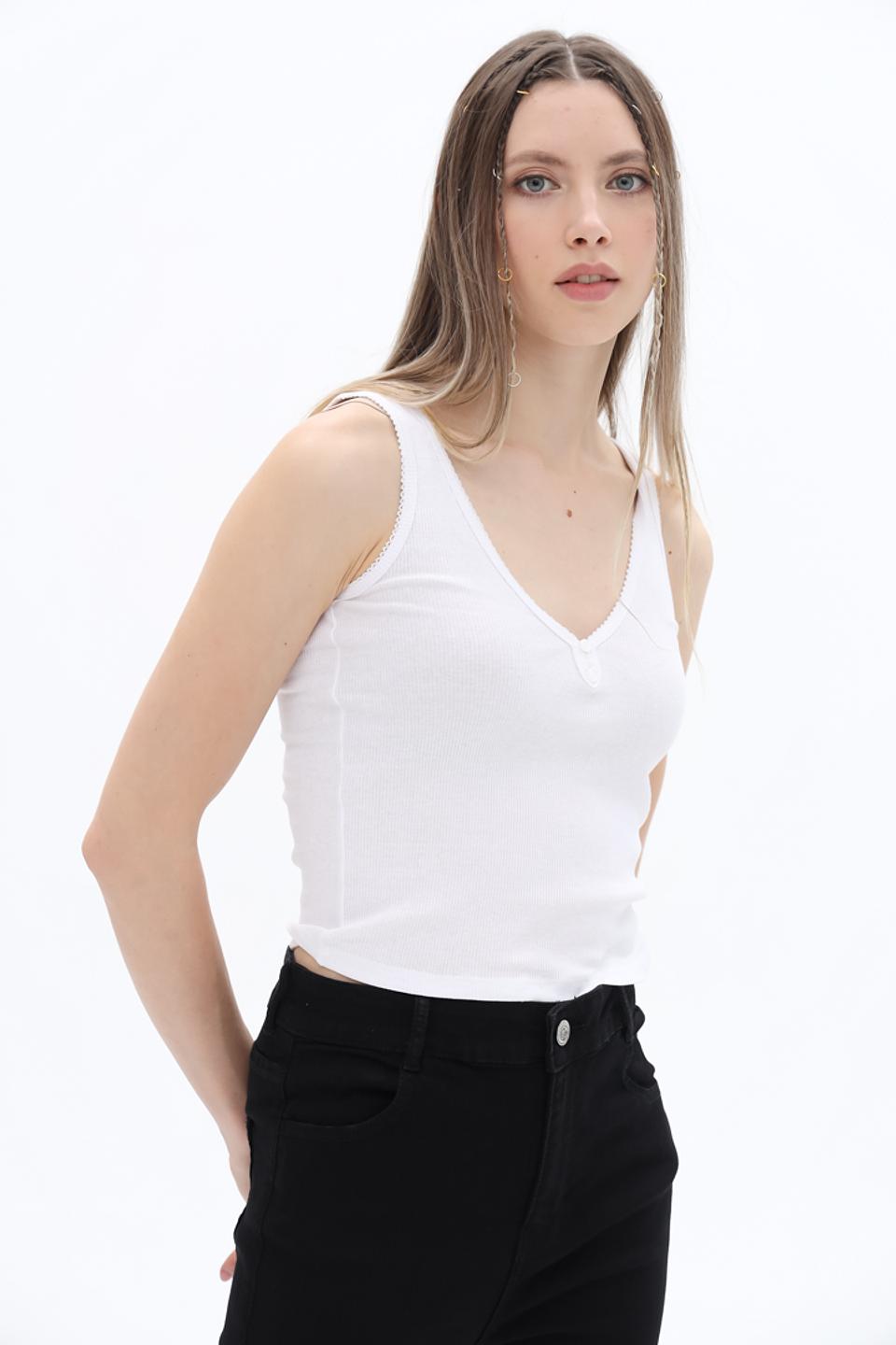 Топ Alcott женский белый
