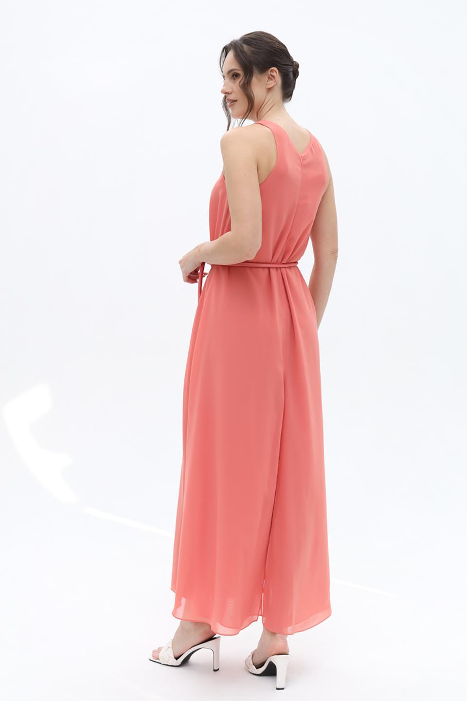 Платье Emporio Armani персиковое