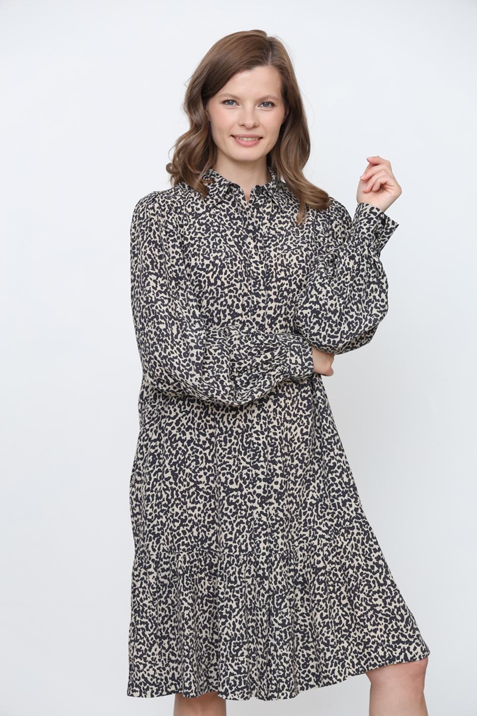 Платье Marc Aurel с леопардовым принтом