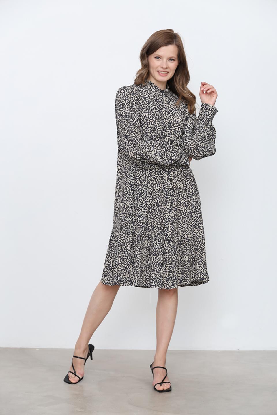 Платье Marc Aurel с леопардовым принтом