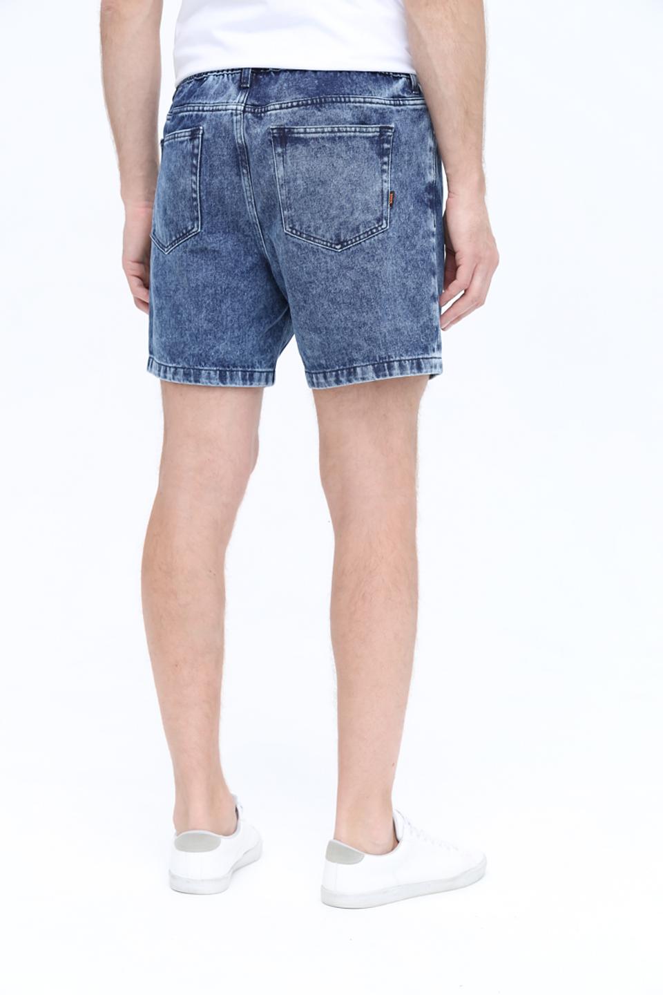 Шорты Boss Orange варёные синие