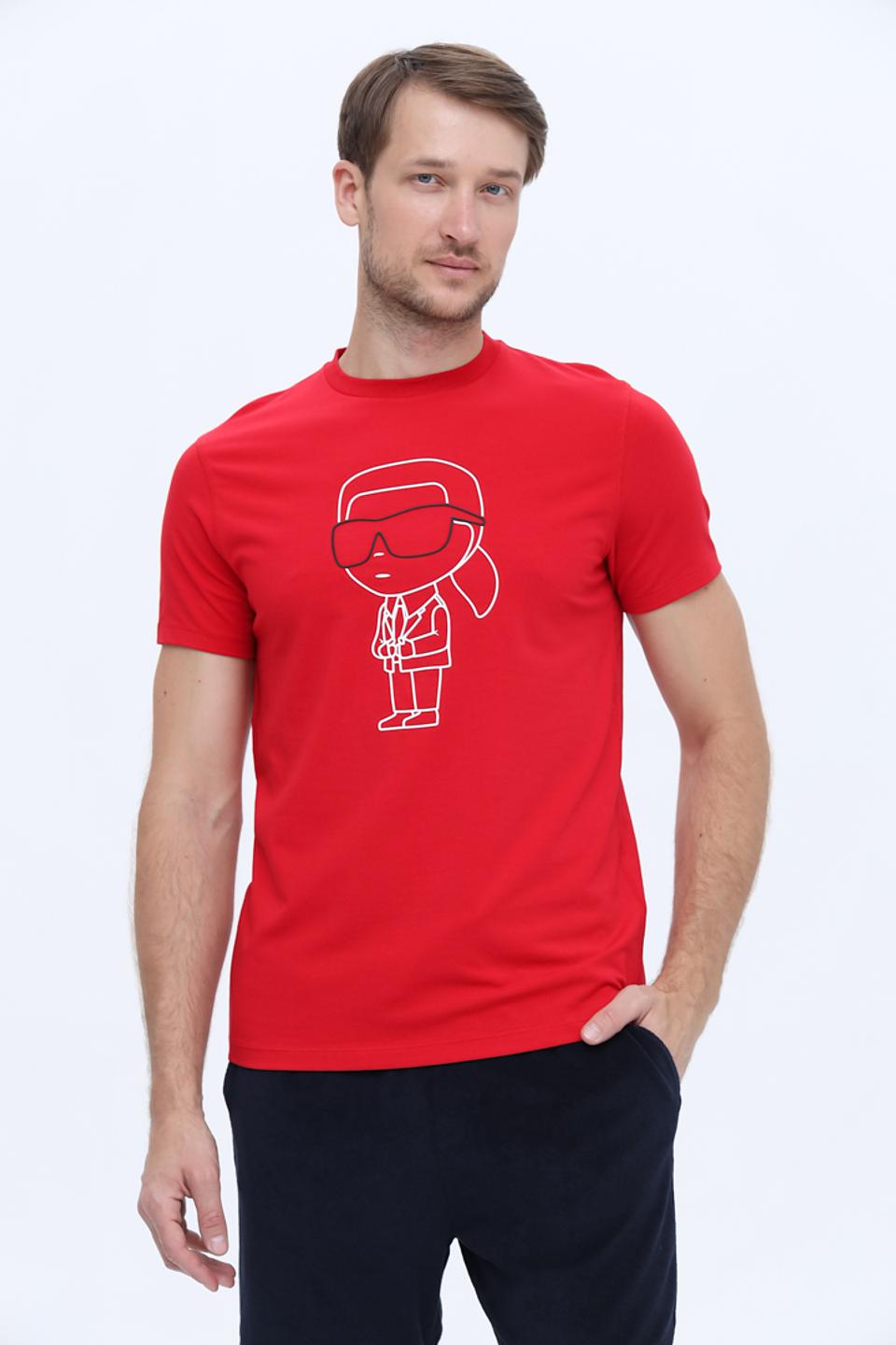 Футболка Karl Lagerfeld красный