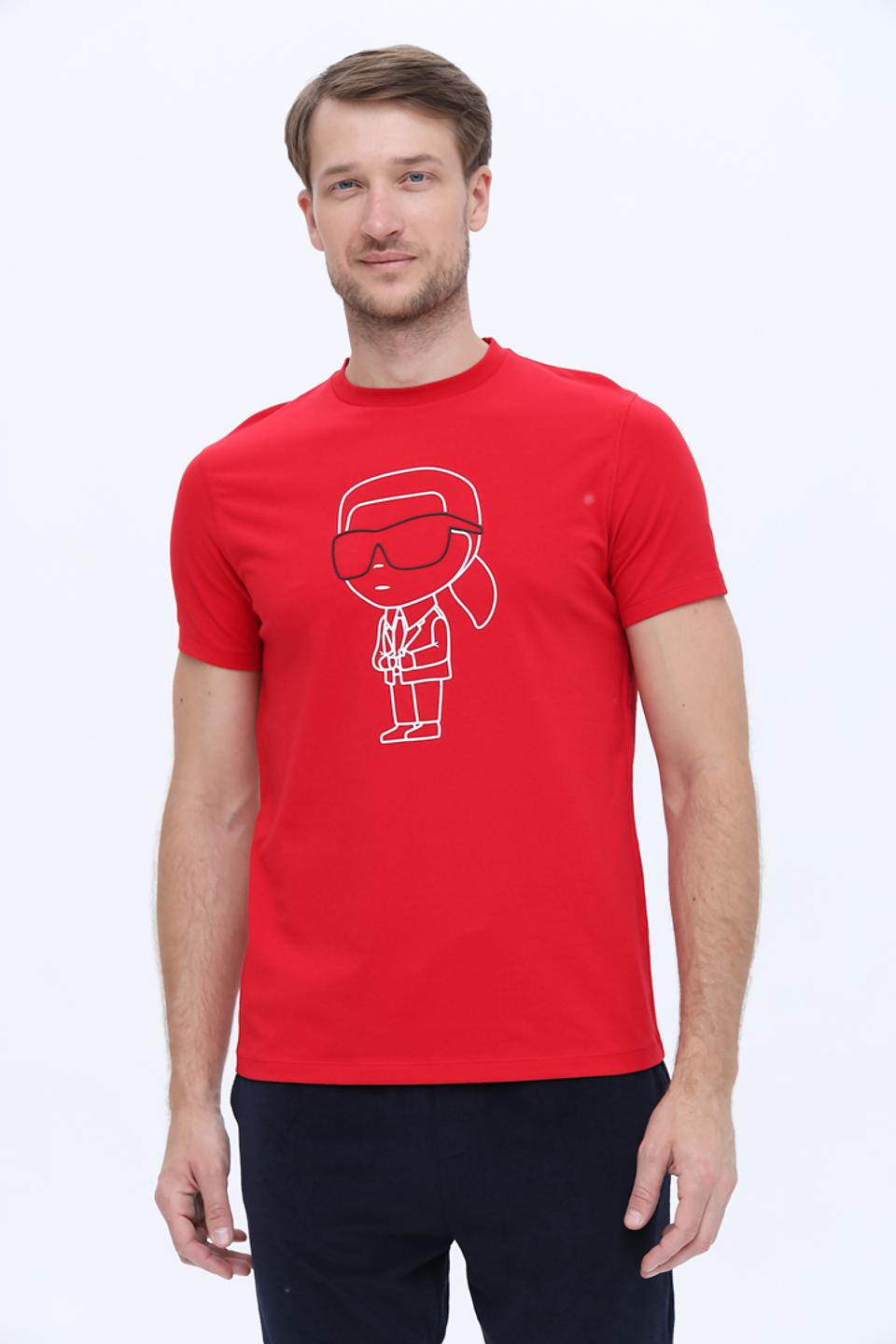 Футболка Karl Lagerfeld красный