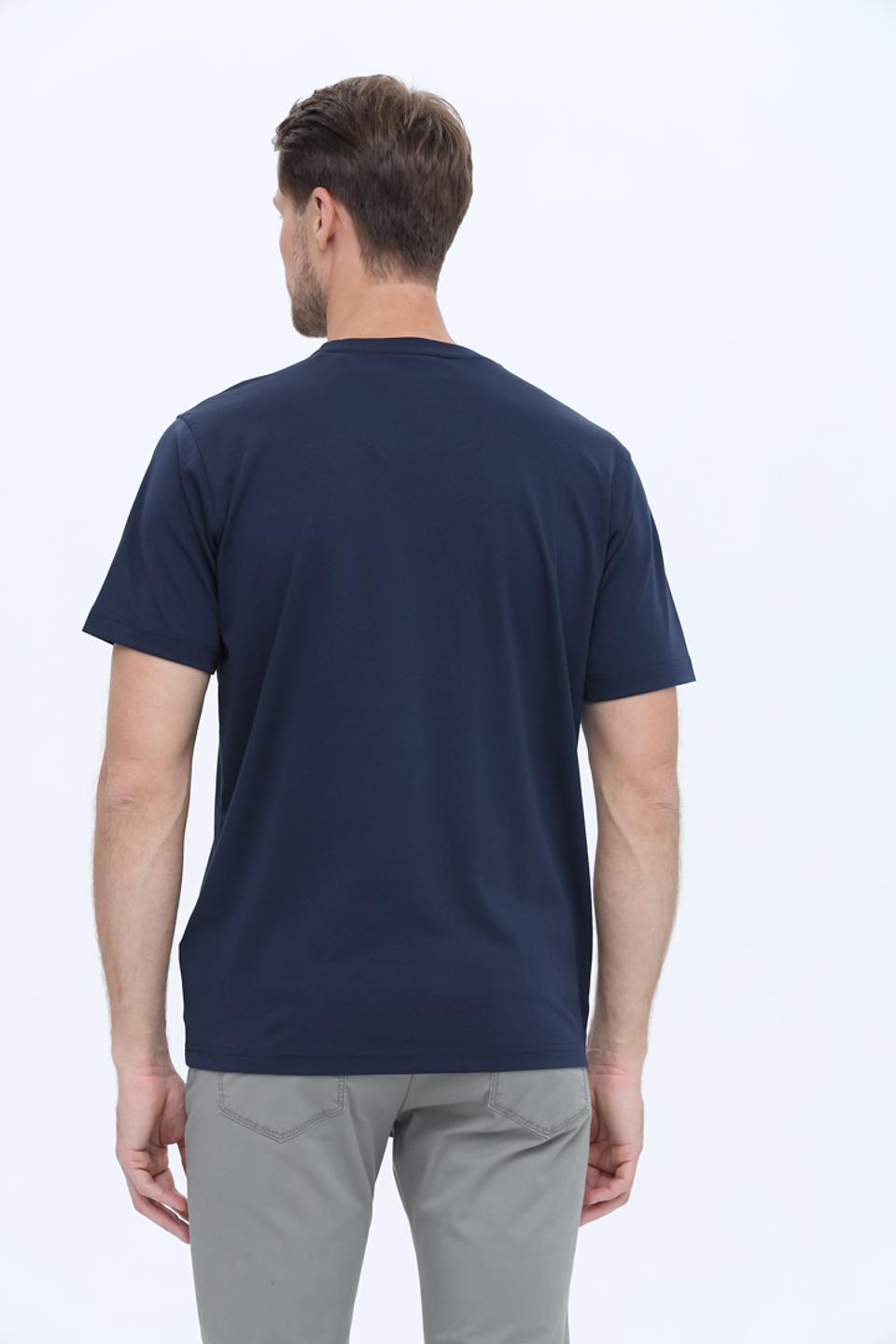 Футболка Casa Moda с карманом синяя