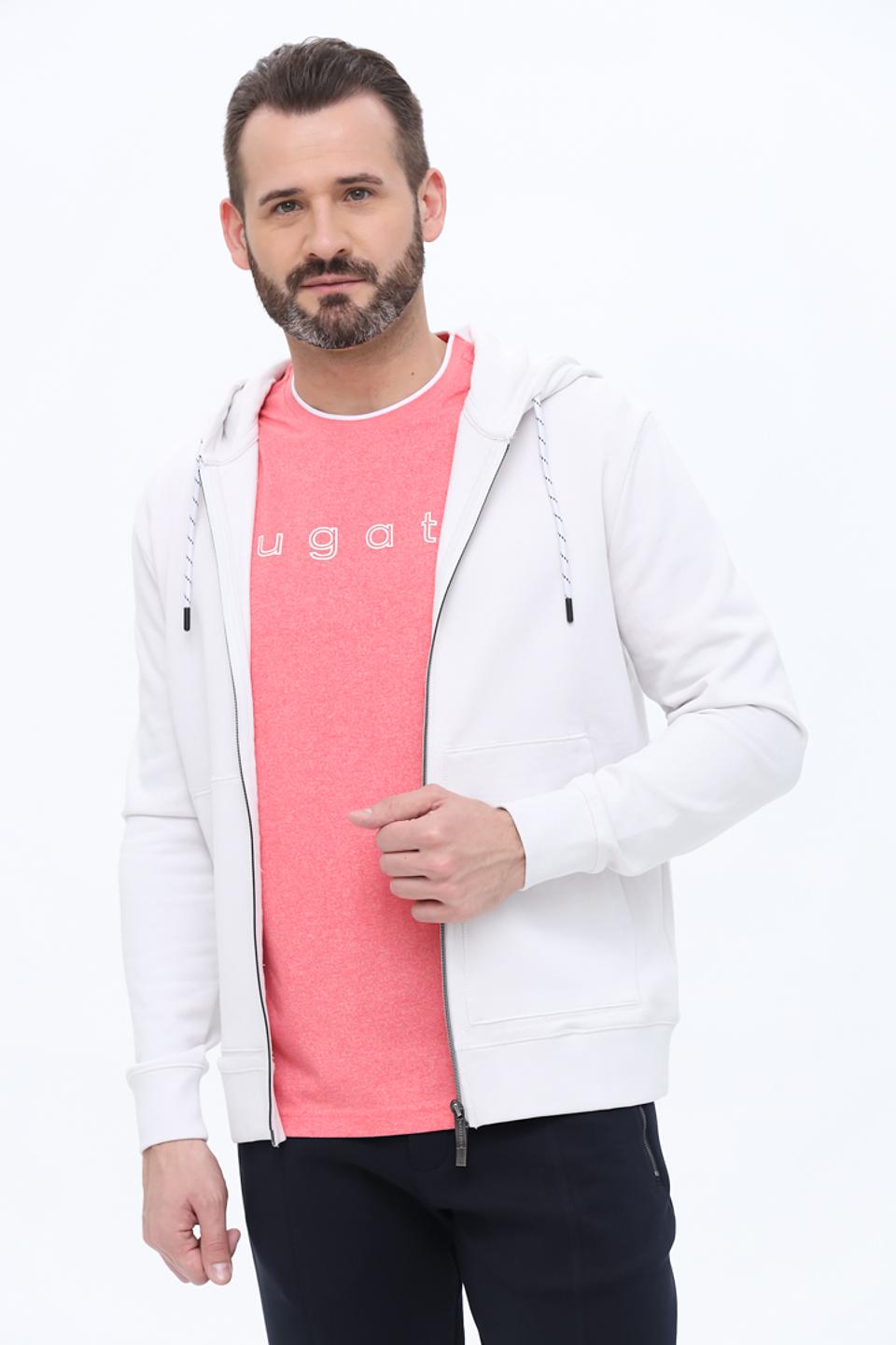 Кардиган Strellson на молнии белый