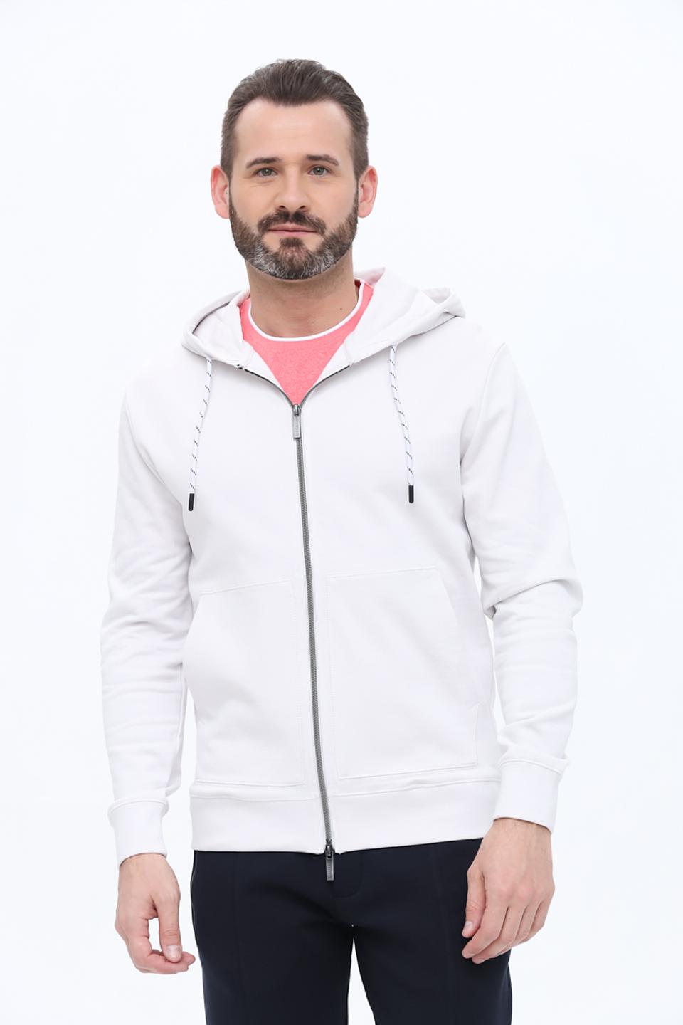 Кардиган Strellson на молнии белый