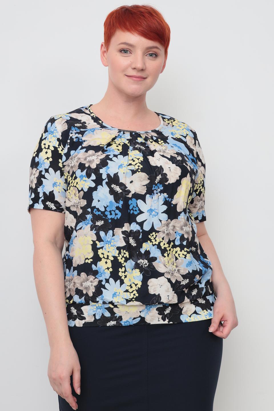 Блуза Frank Walder с цветочным принтом