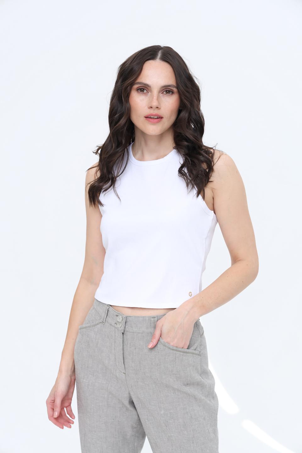 Топ Guess женский белый