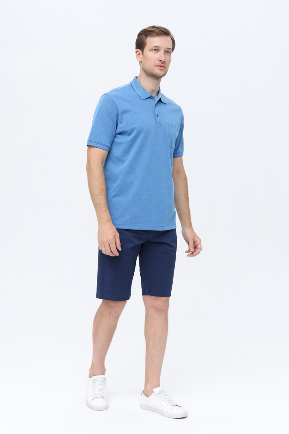 Поло Ragman голубое