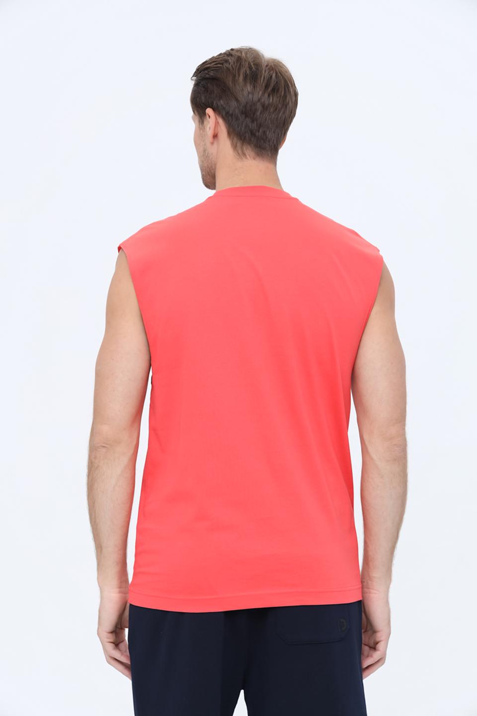 Футболка Tom Tailor алая без рукавов