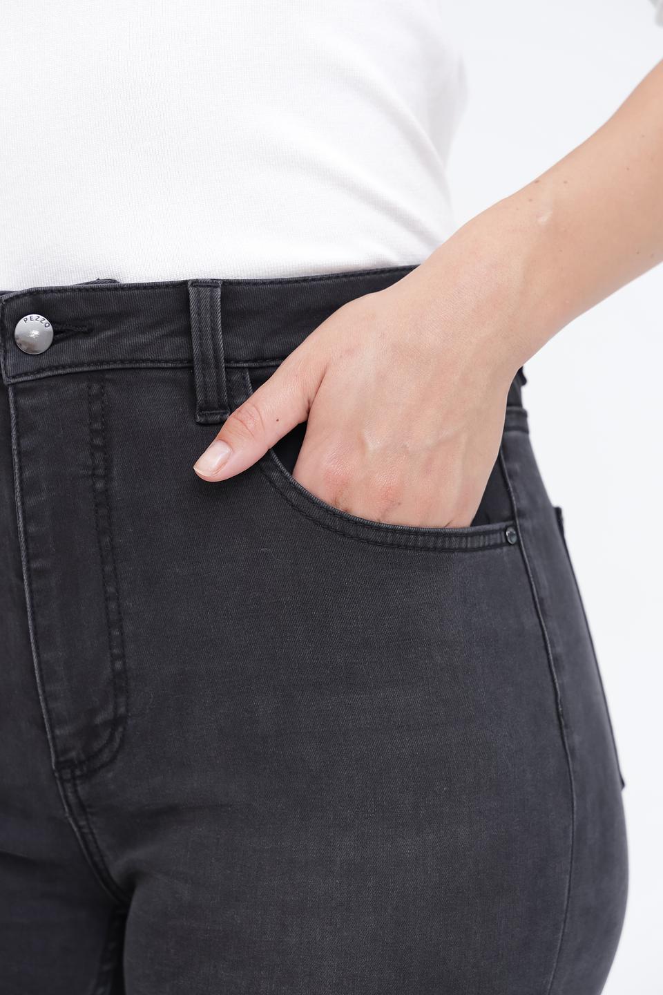 Джинсы Pezzo серые прямые