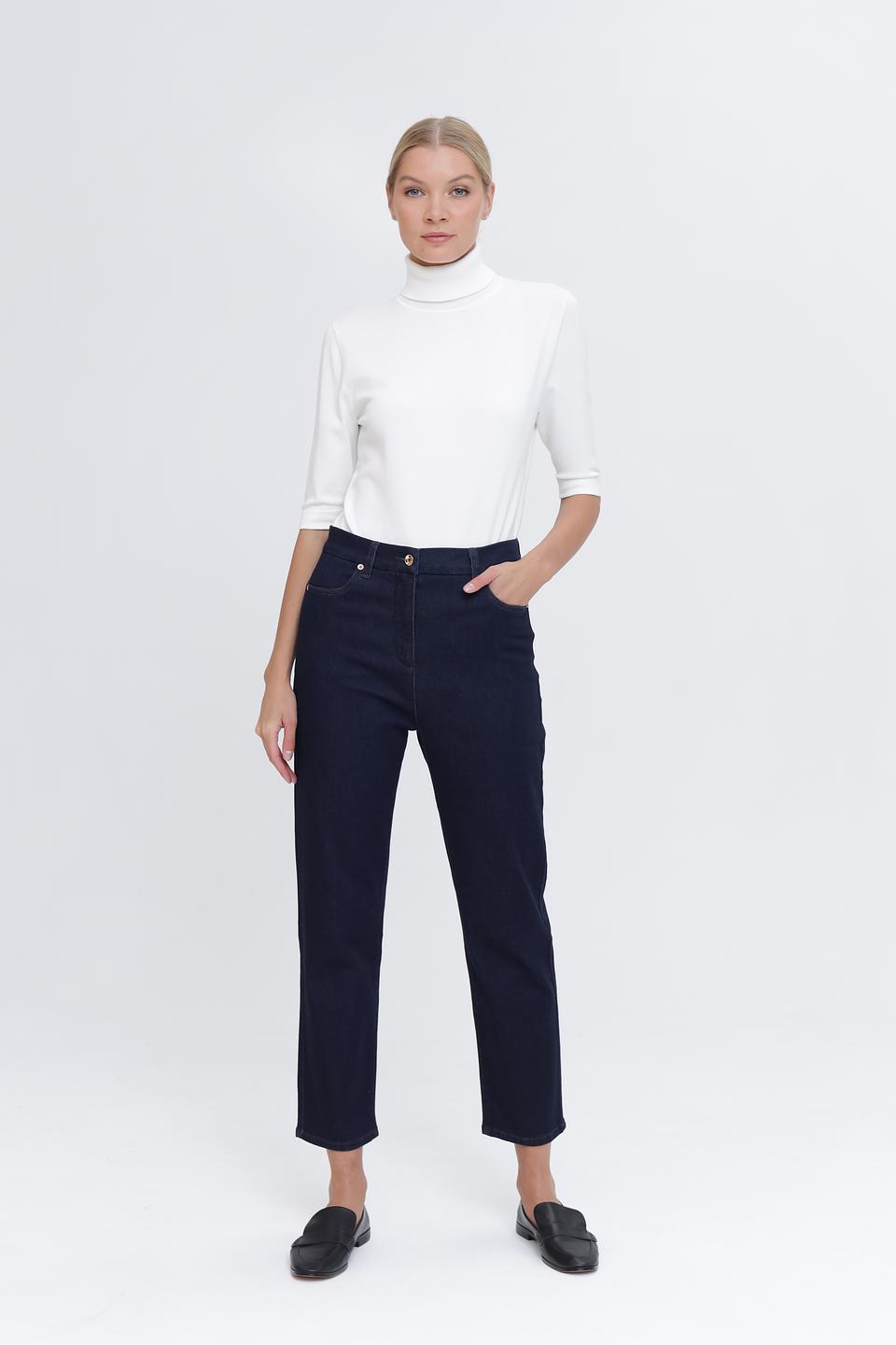 Водолазка Pezzo белая с 3/4 рукавом