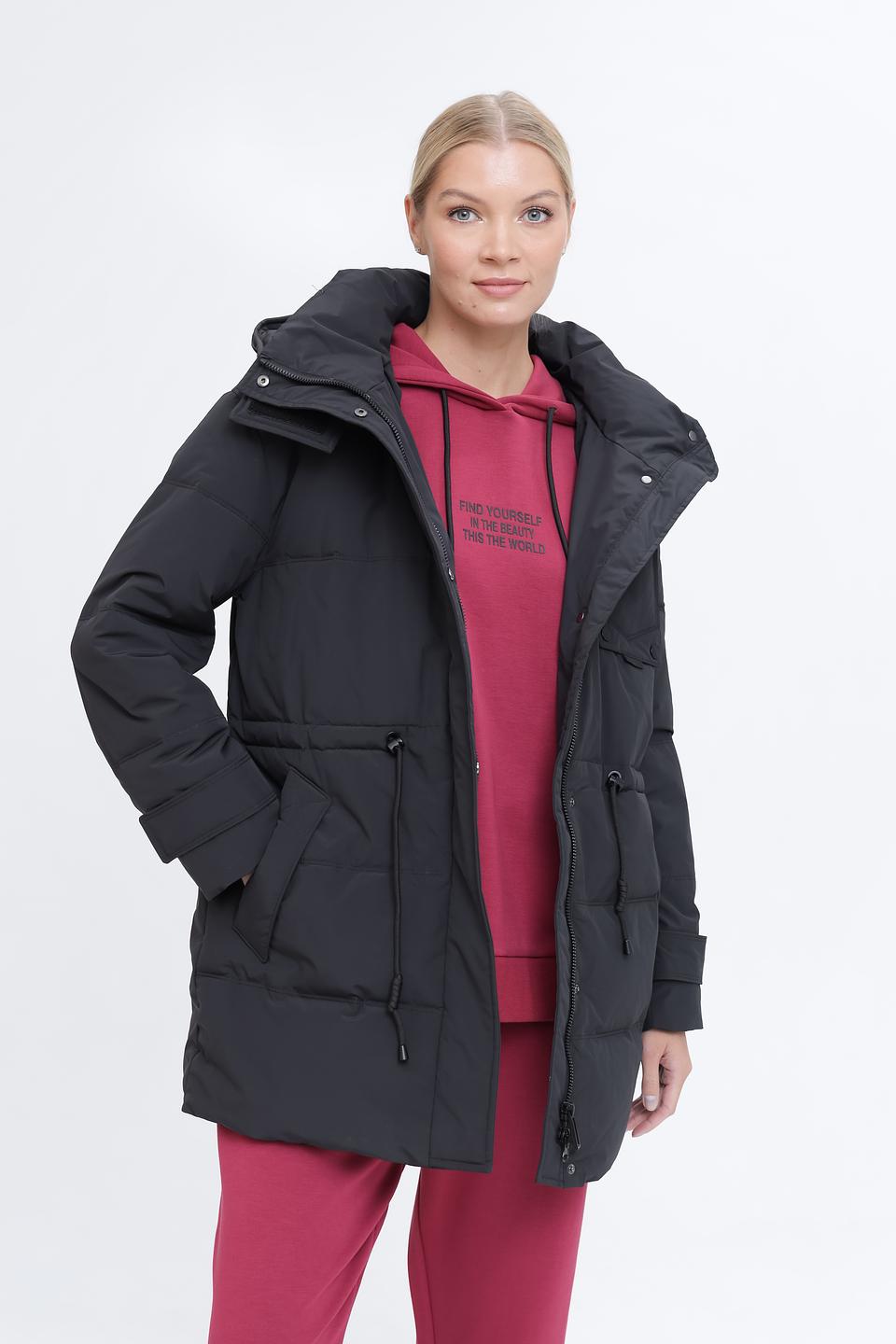 Куртка Pezzo чёрная стеганая