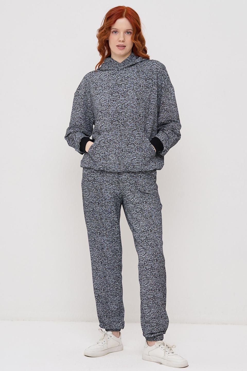 Толстовка VAY с меланжевым принтом