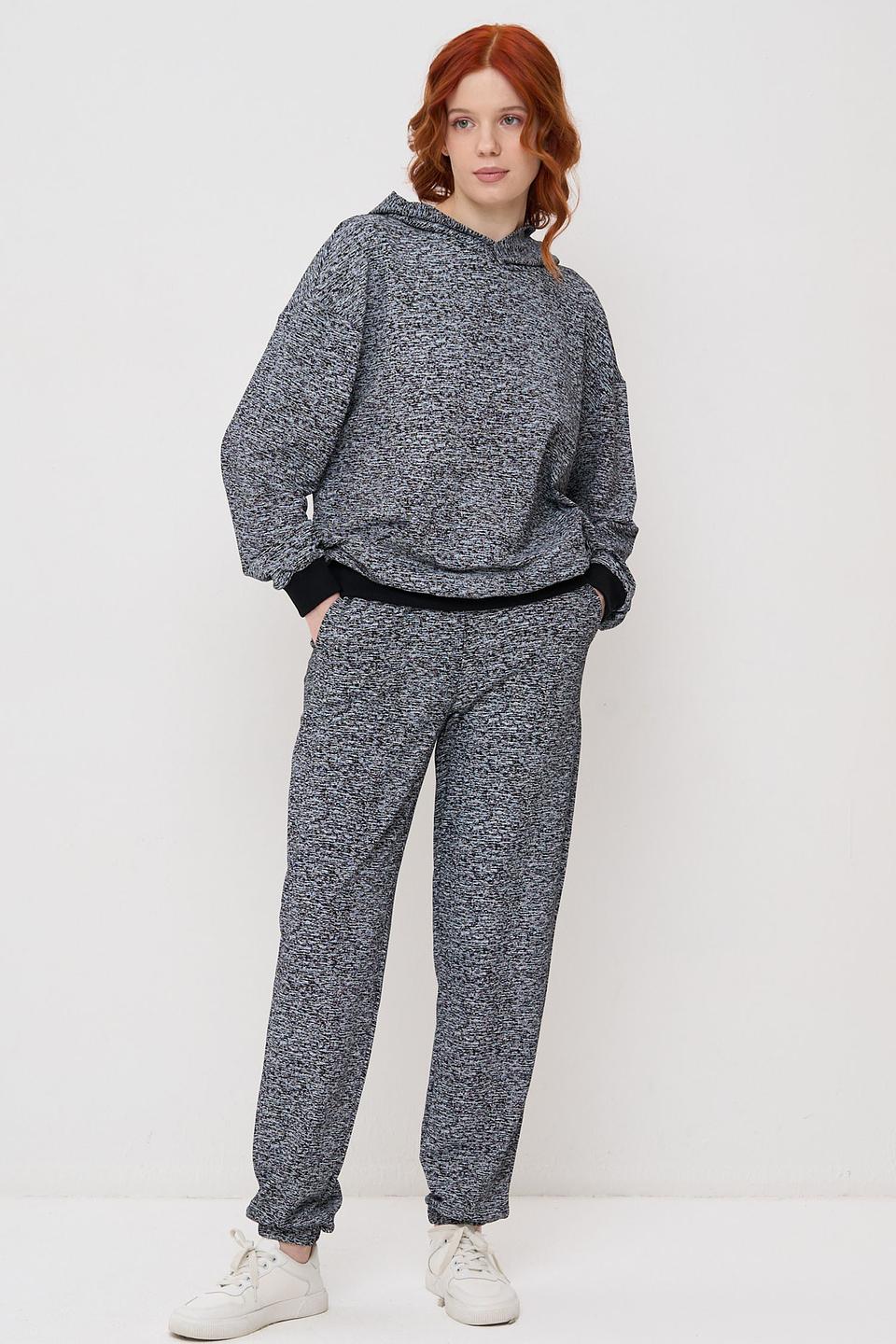 Толстовка VAY с меланжевым принтом