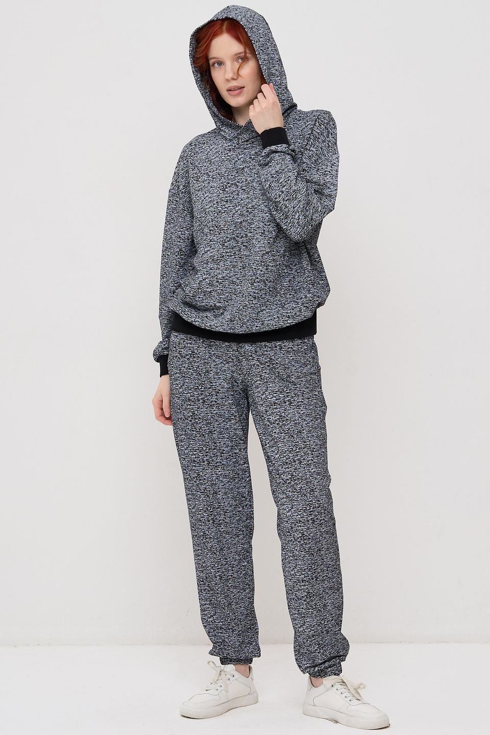 Толстовка VAY с меланжевым принтом