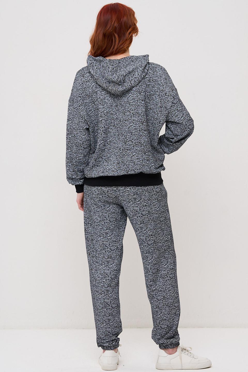 Толстовка VAY с меланжевым принтом