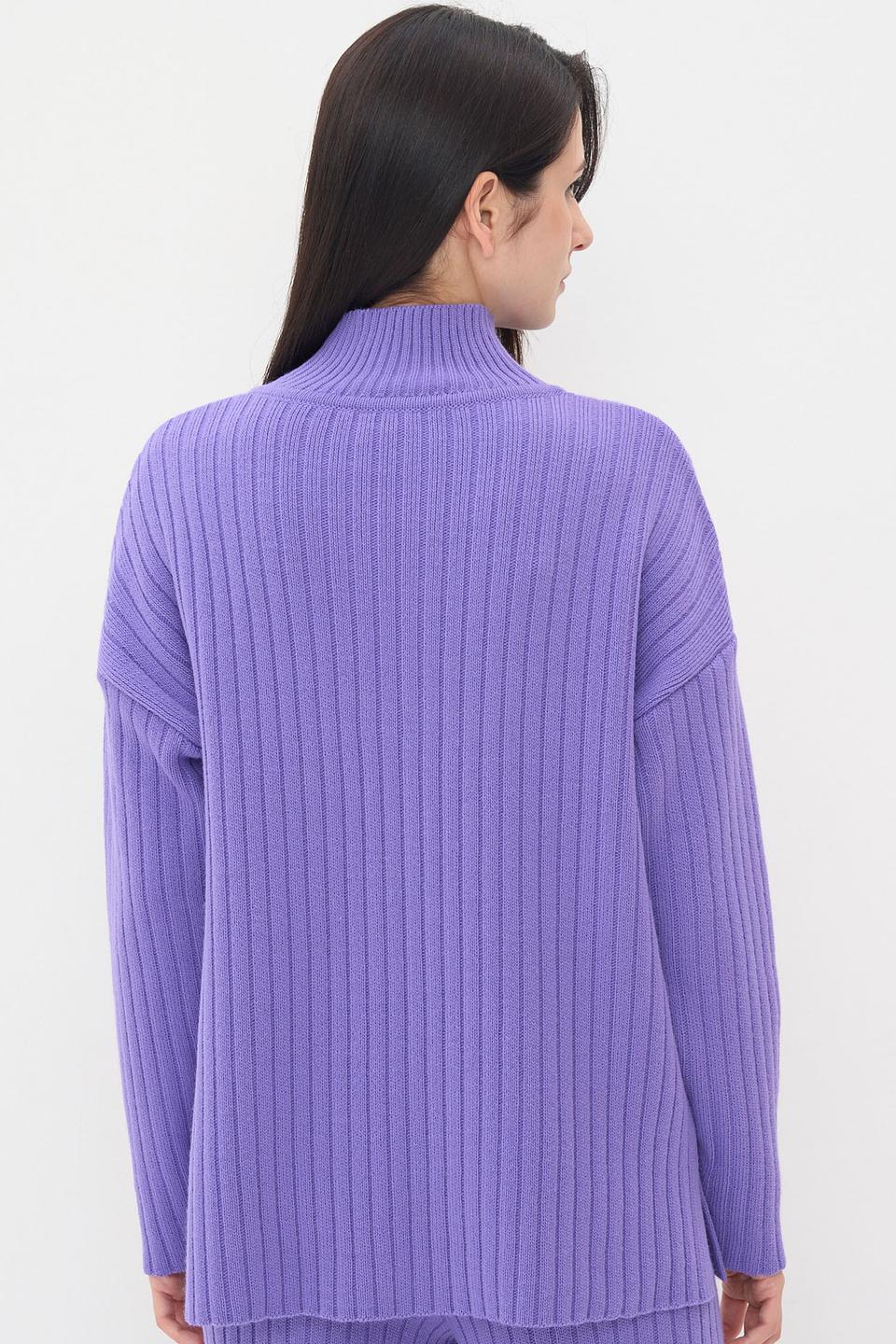 Костюм VAY вязаный лавандовый