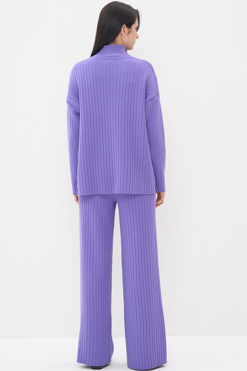 Костюм VAY вязаный лавандовый