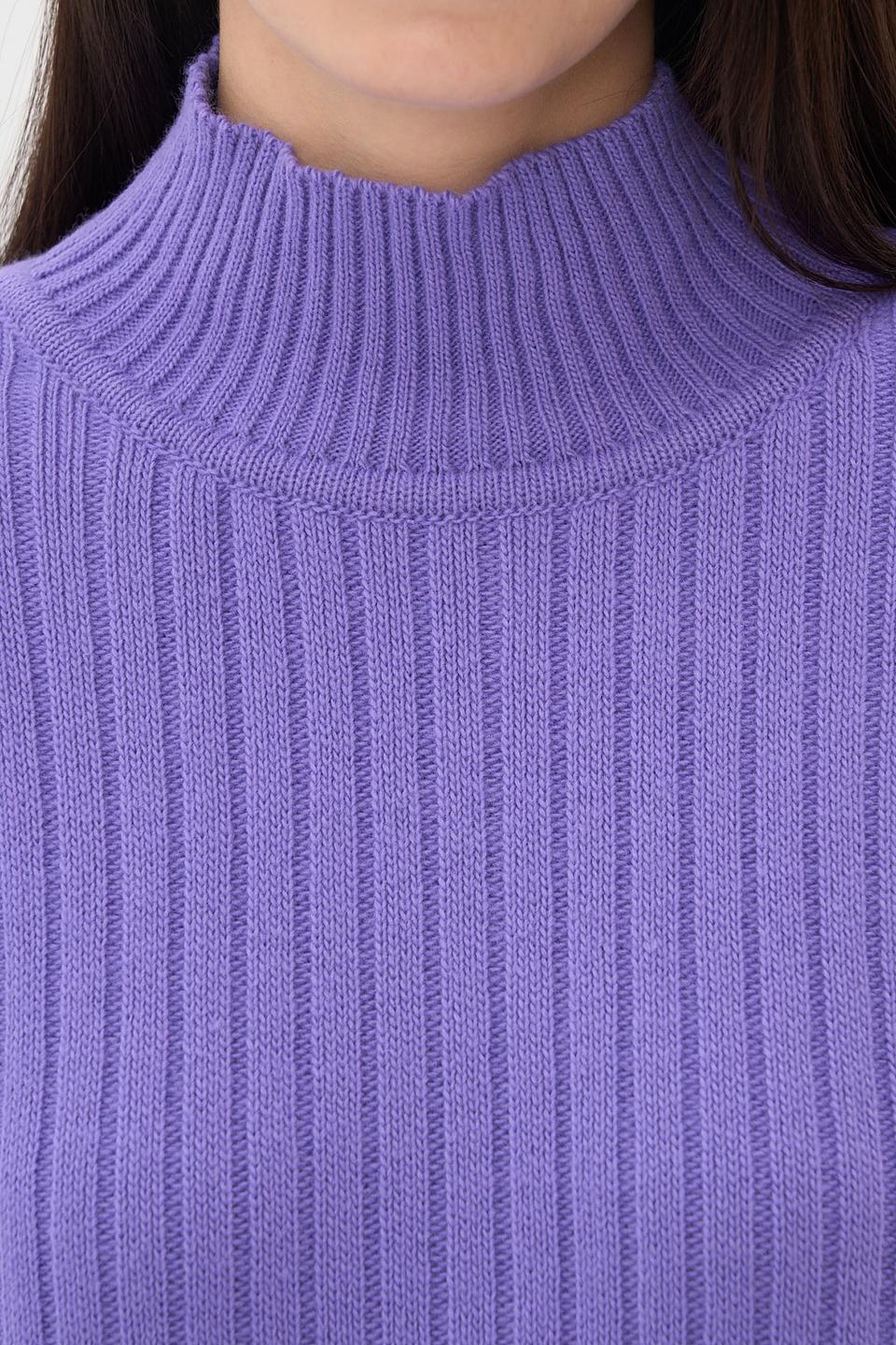 Костюм VAY вязаный лавандовый