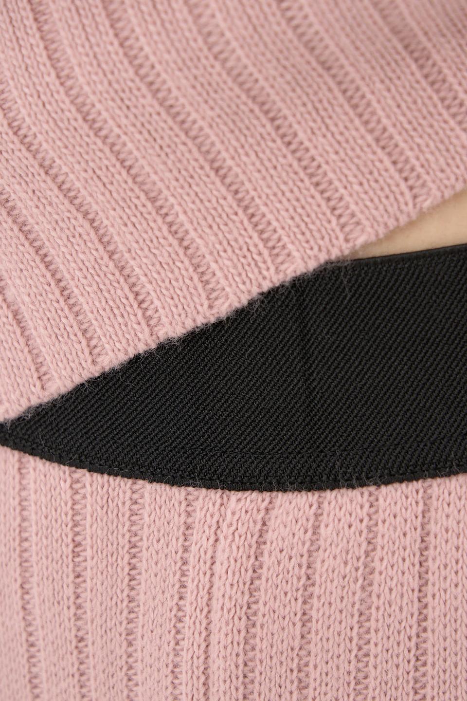 Костюм VAY вязаный розовый