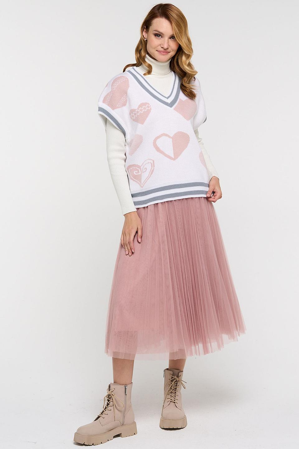 Жилет BE YOU с сердечками