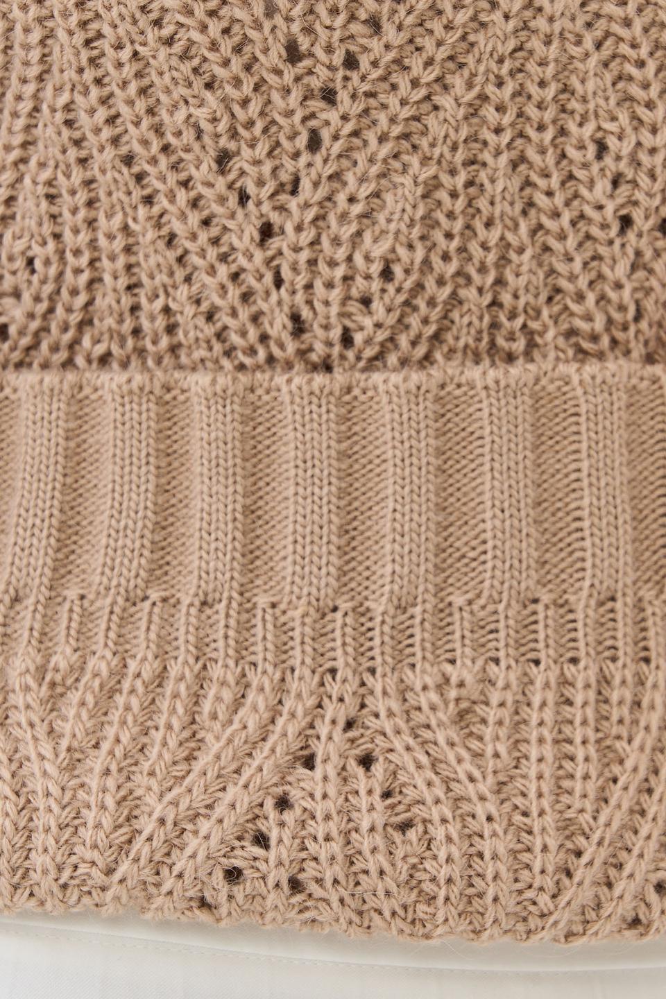 Джемпер NEWVAY вязаный бежевый