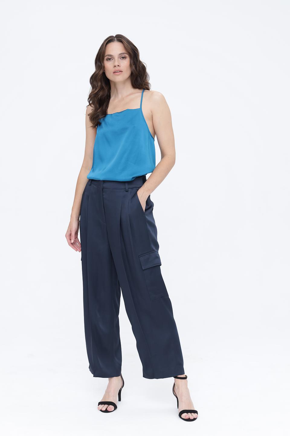 Брюки кюлоты Luisa Cerano тёмно-синие