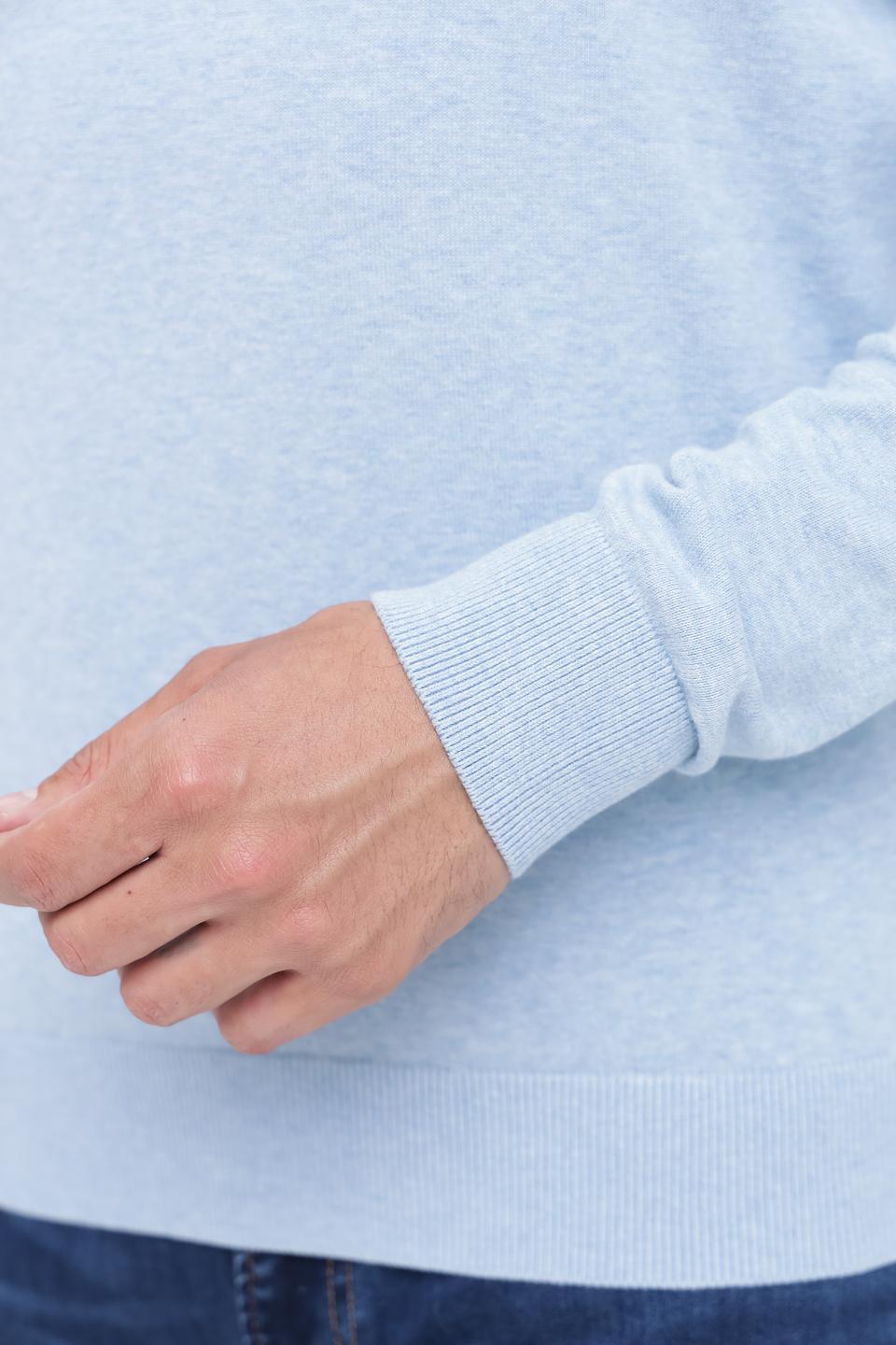 Джемпер Bugatti V-образный голубой