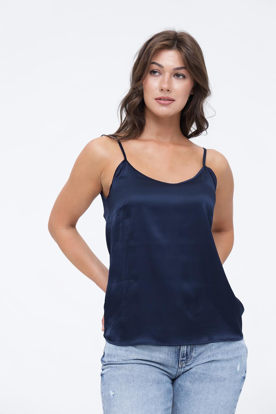 Топ Monari на бретелях синий