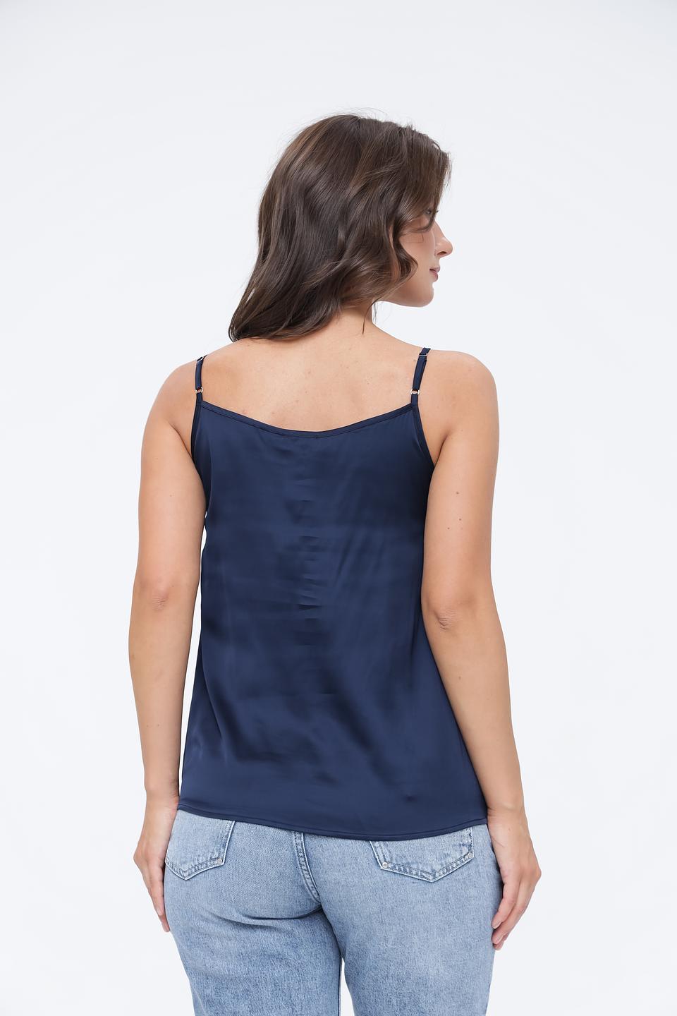 Топ Monari на бретелях синий