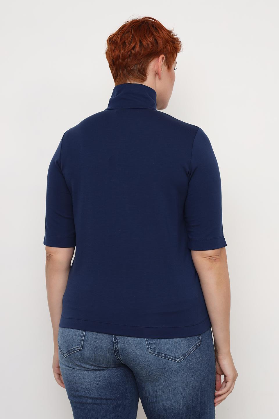 Пуловер Margittes с молнией синий