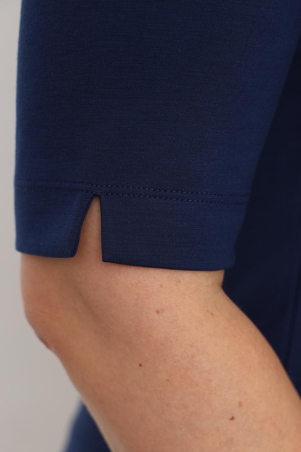 Пуловер Margittes с молнией синий