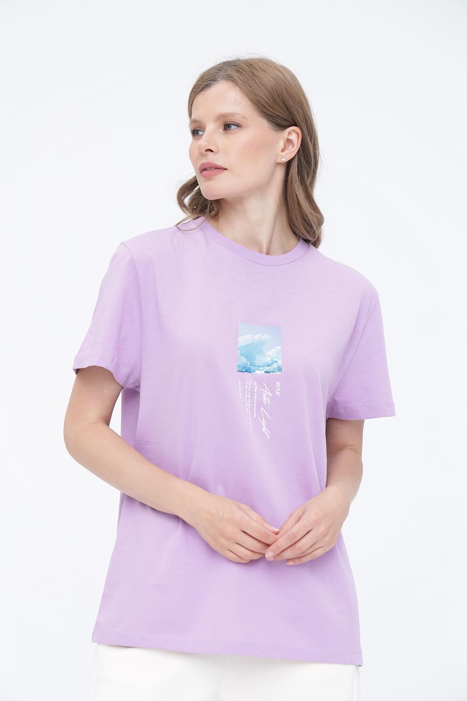 Футболка Ice Play жен. лавандовая
