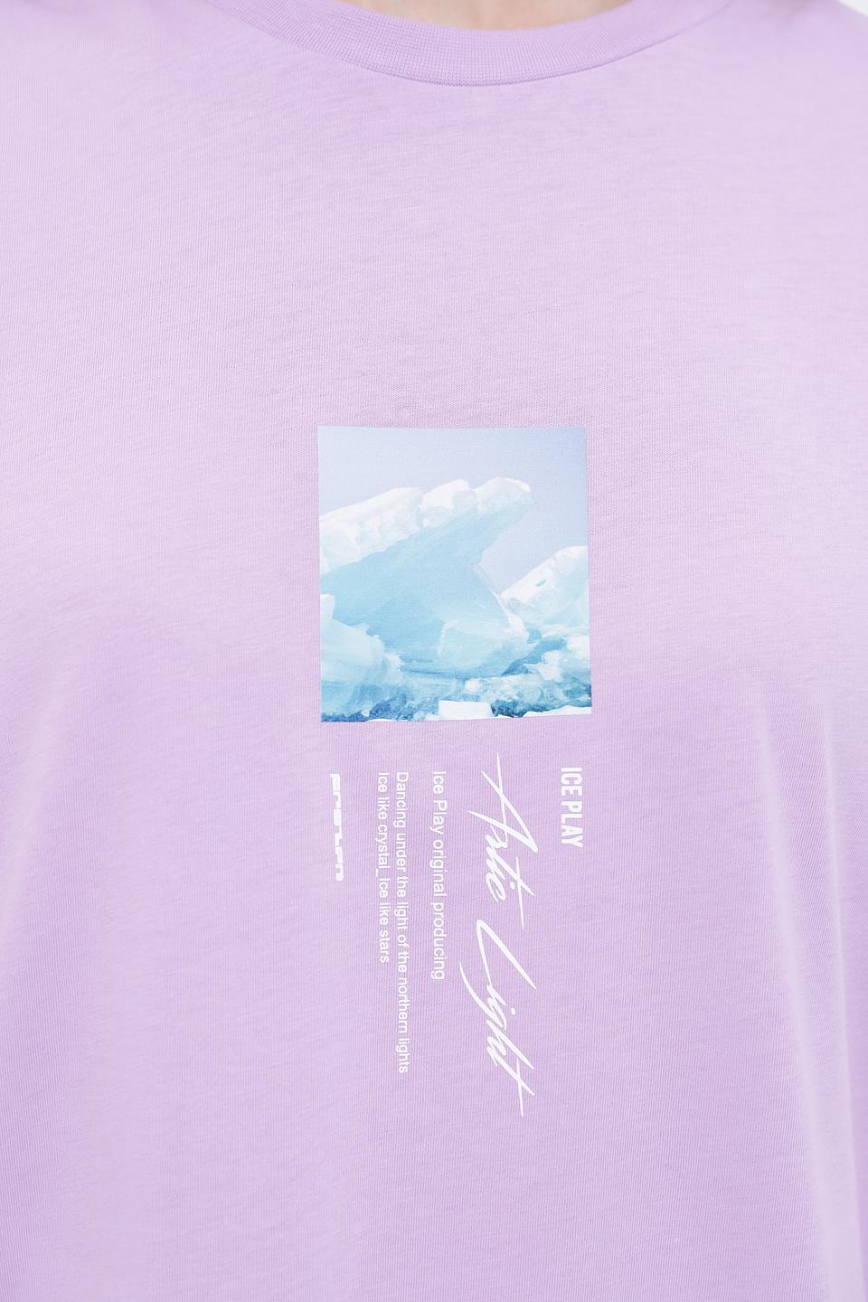 Футболка Ice Play жен. лавандовая