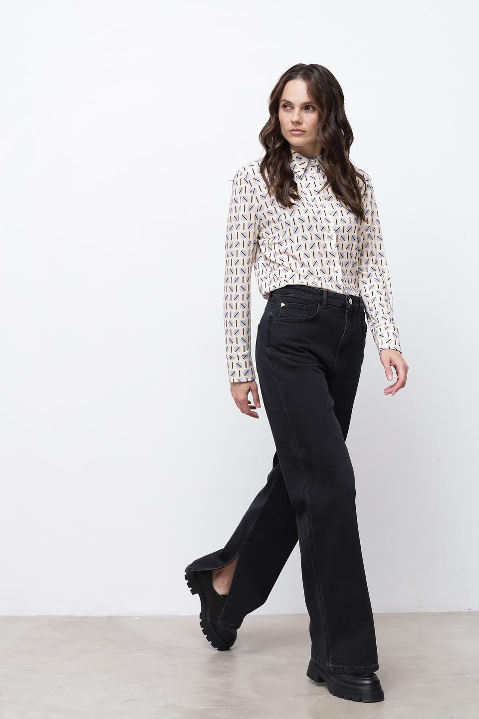 Брюки Ice Play клёш чёрные