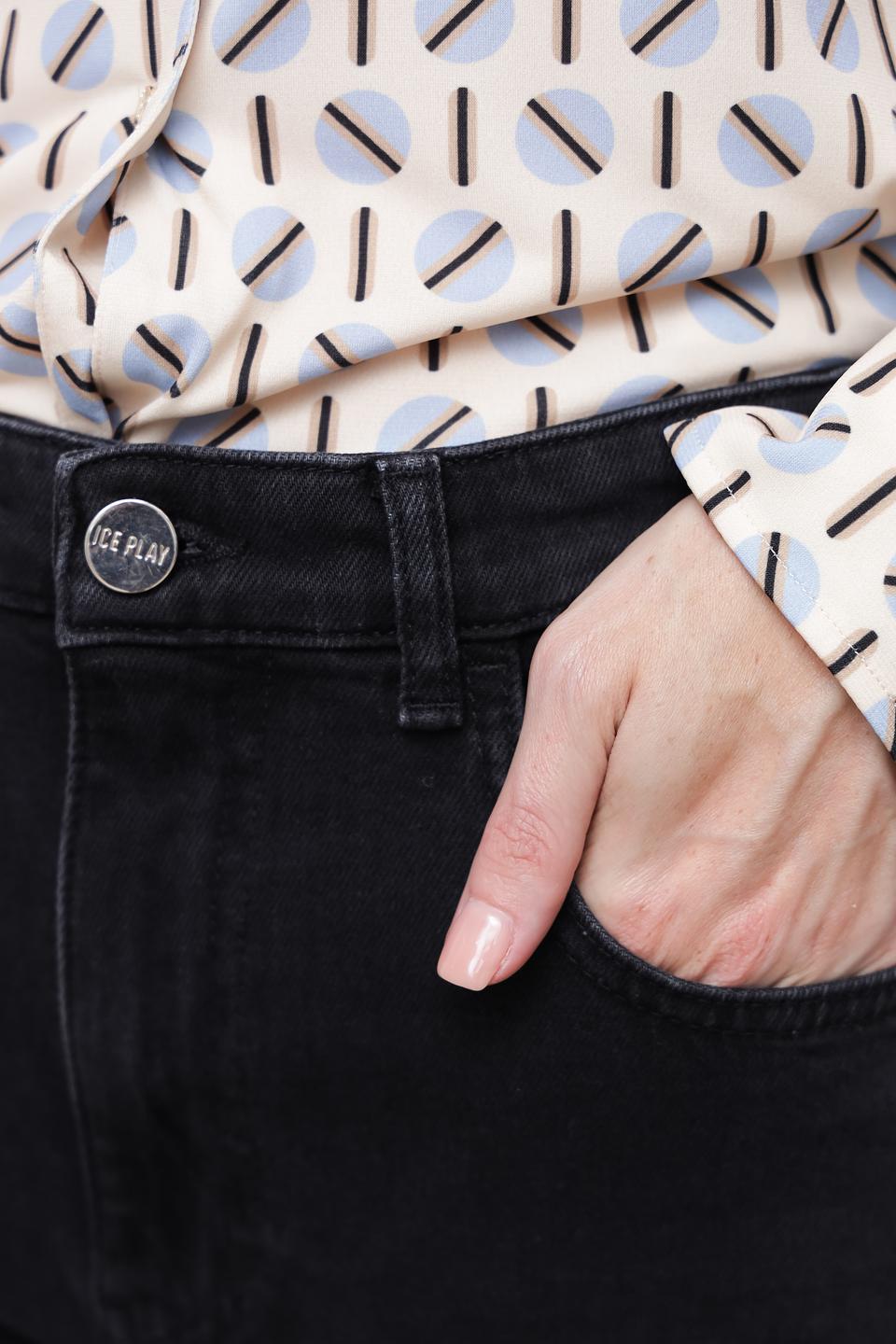 Брюки Ice Play клёш чёрные