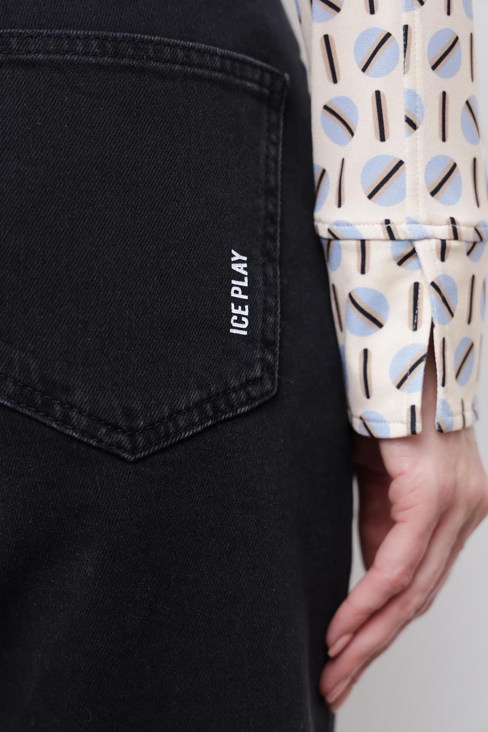 Брюки Ice Play клёш чёрные