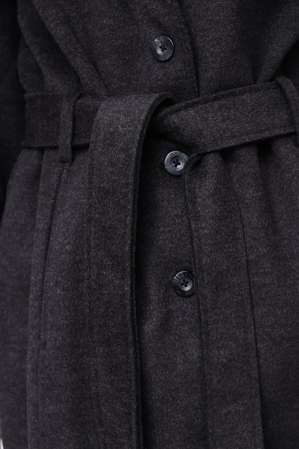 Пальто Broadway с капюшоном графит