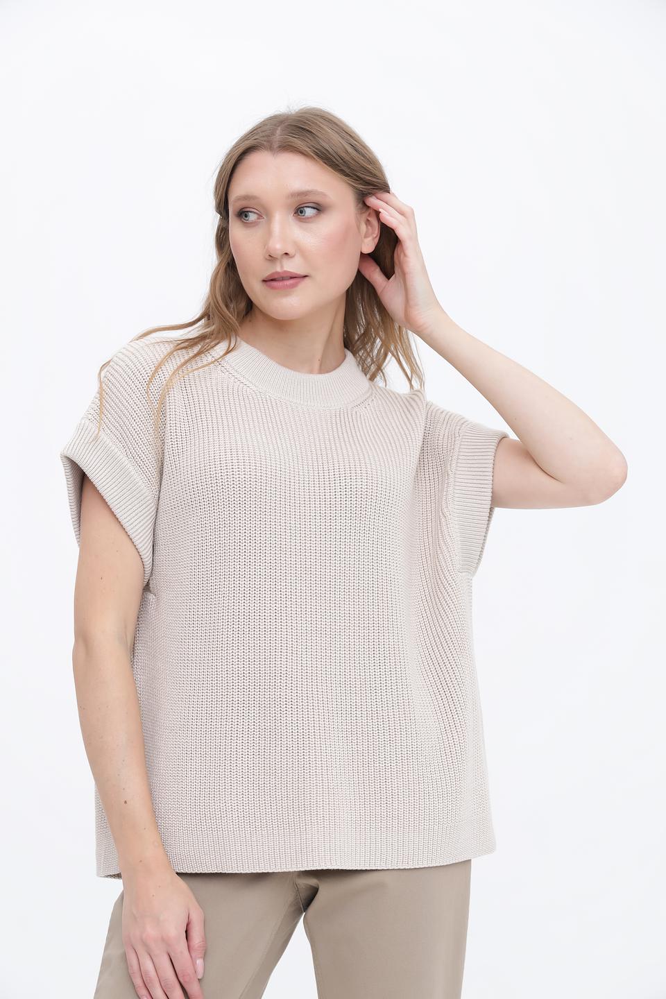 Жилет Lecomte бежевый